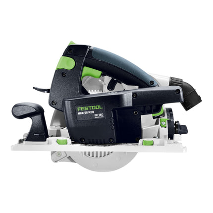 Festool HKC 55 KEB Basic Akku Handkreissaege 18 V 160 mm Brushless 1x Akku 8 0 Ah Ladegeraet Systainer 4 - toolbrothers