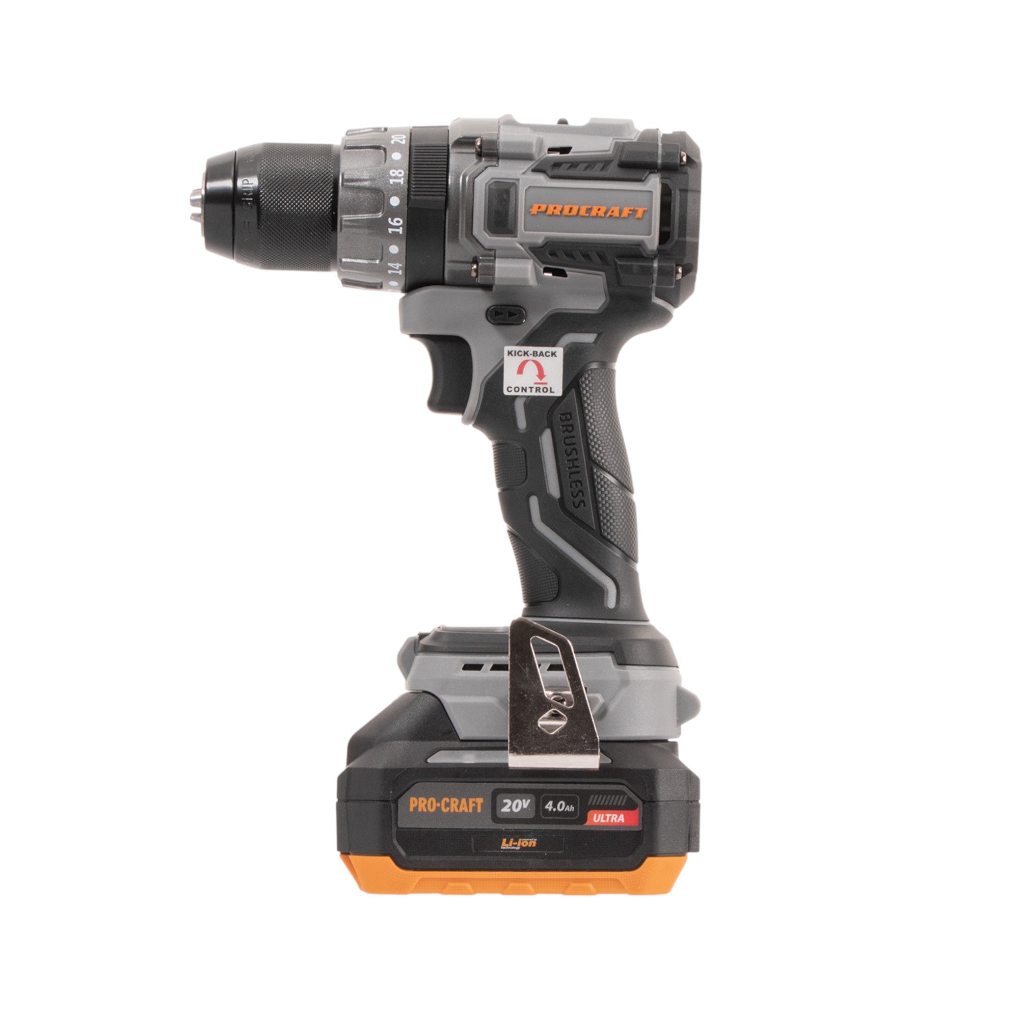 Procraft Industrial CD20A Akku Schlagbohrschrauber 20 V 85 Nm 1x Akku 4 0 Ah Ladegeraet Koffer 2 - toolbrothers