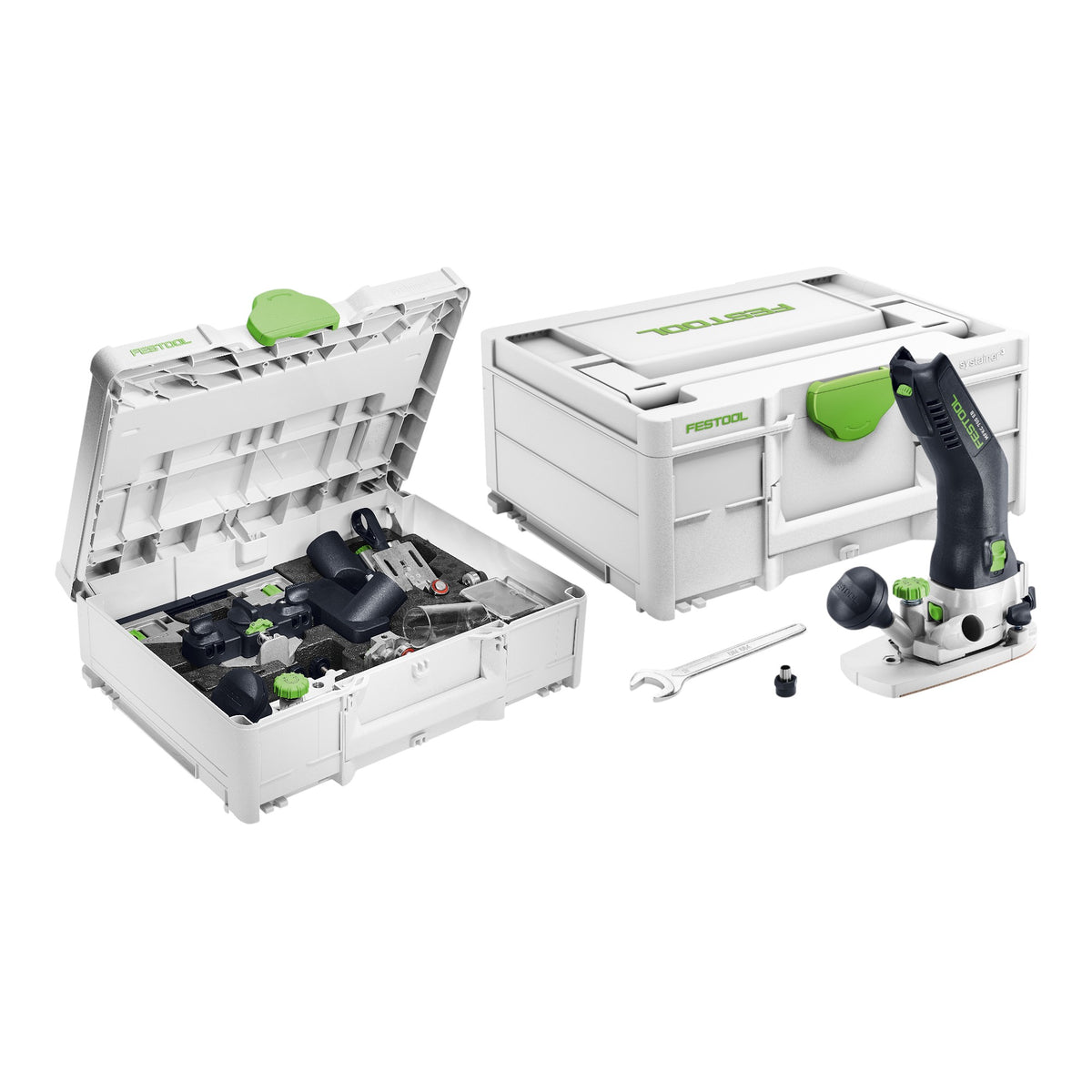 Festool MFKC 700 EB-Basic Module à batterie affleureuse 18 V 8 mm Brushless + kit d'accessoires + Systainer - sans batterie, sans chargeur