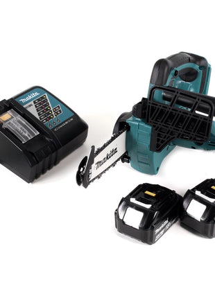 Makita DUC 122 RM 18 V Li-Ion Akku Kettensäge + 2x BL1840 4,0 Ah Akku + DC18RC Ladegerät - Toolbrothers