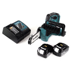 Makita DUC 122 RM 18 V Li-Ion Akku Kettensäge + 2x BL1840 4,0 Ah Akku + DC18RC Ladegerät - Toolbrothers