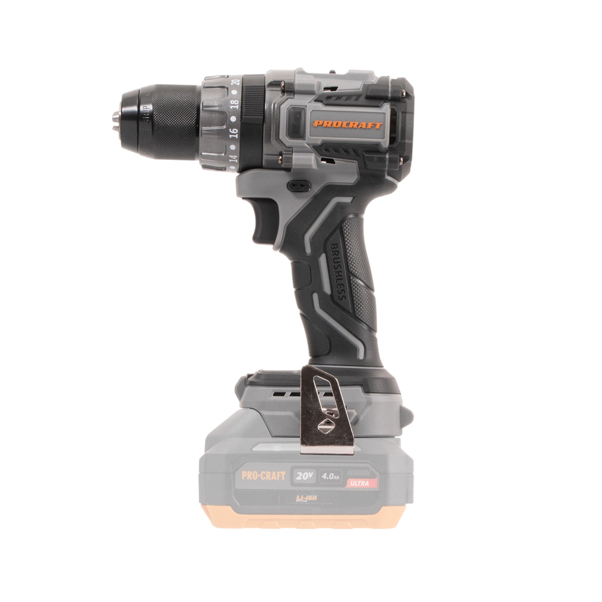 Procraft Industrial CD20Abb Akku Schlagbohrschrauber 20 V 85 Nm 1x Akku 4 0 Ah ohne Ladegeraet 2 - toolbrothers