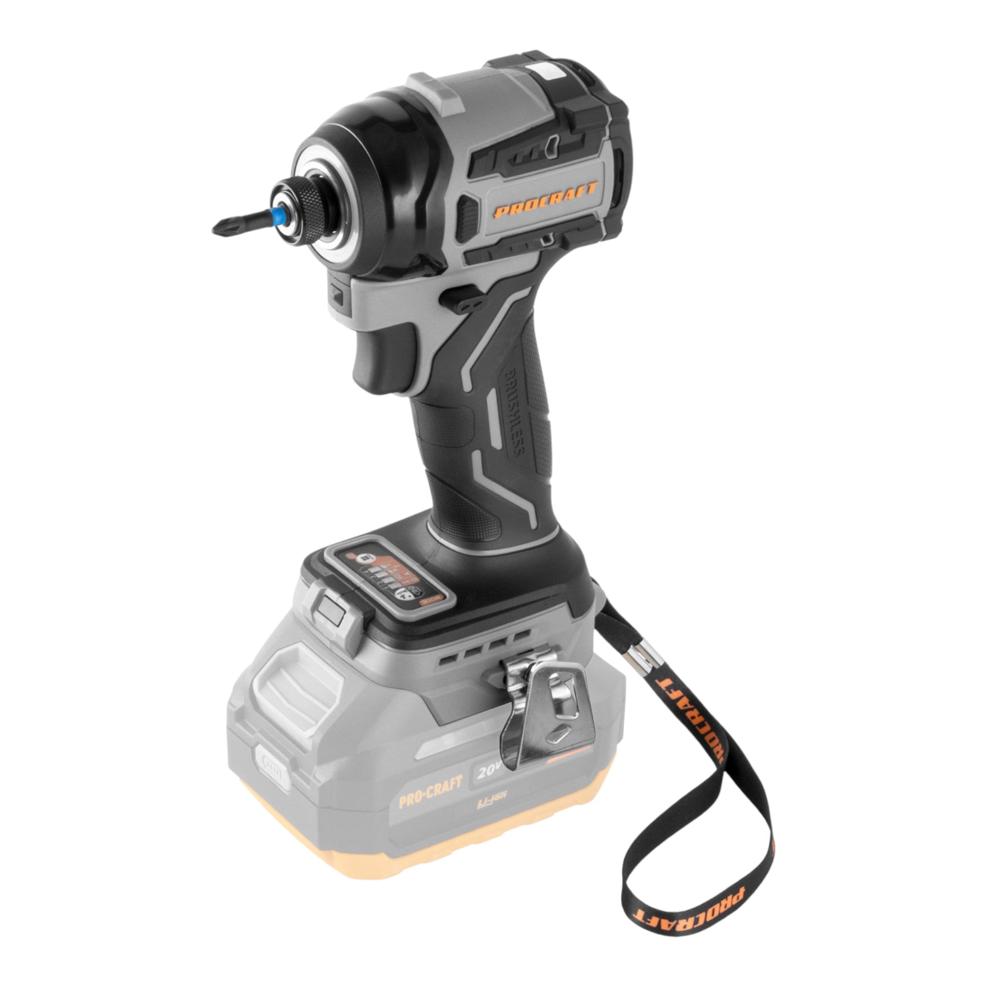 Procraft Industrial ID20Abb Akku Schlagschrauber 20 V 180 Nm 1 4 1x Akku 2 0 Ah Ladegeraet RHINO Toolcase 1 - toolbrothers