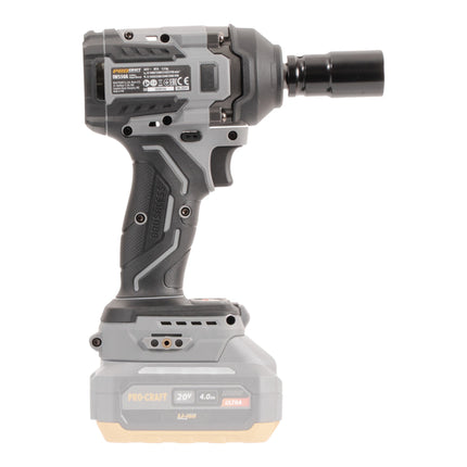 Procraft Industrial IW550Abb Akku Schlagschrauber 20 V 550 Nm 1 2 1x Akku 2 0 Ah ohne Ladegeraet 4 - toolbrothers