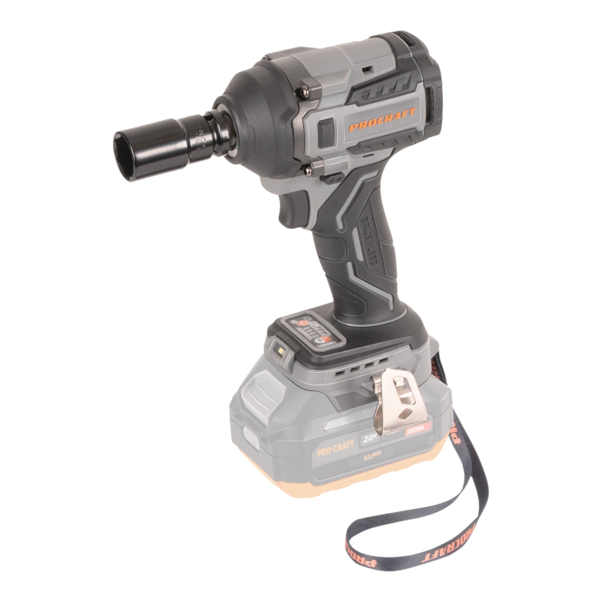 Procraft Industrial IW550Abb Akku Schlagschrauber 20 V 550 Nm 1 2 2x Akku 4 0 Ah Ladegeraet 1 - toolbrothers