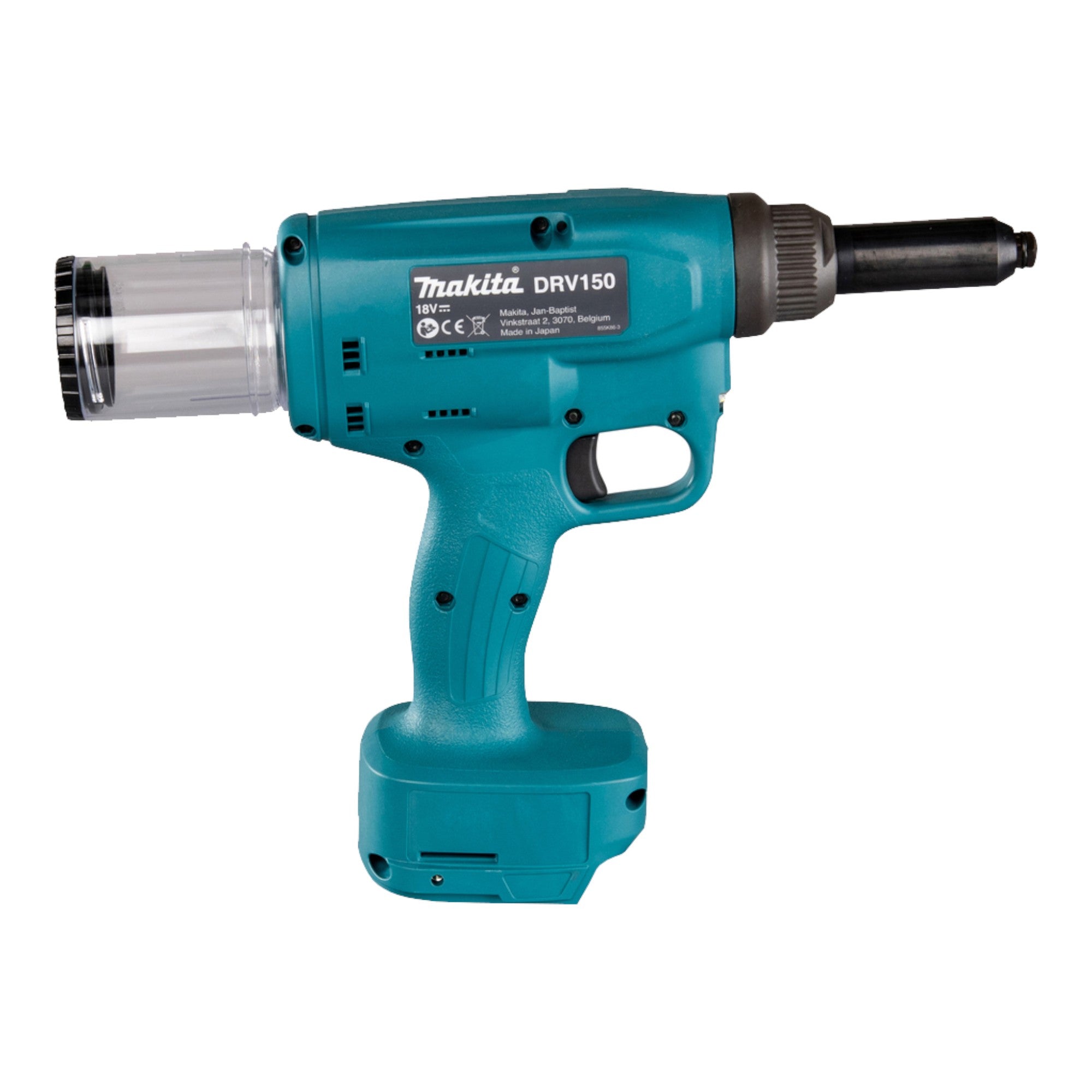 Makita DRV 150 G1 Akku Blindnietsetzgeraet 18 V 10 kN 2 4 4 8 mm Brushless 1x Akku 6 0 Ah ohne Ladegeraet 4 - toolbrothers