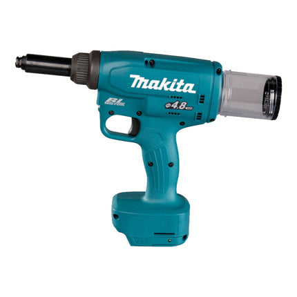 Makita DRV 150 RM1J Akku Blindnietsetzgeraet 18 V 10 kN 2 4 4 8 mm Brushless 1x Akku 4 0 Ah Ladegeraet Makpac 1 - toolbrothers