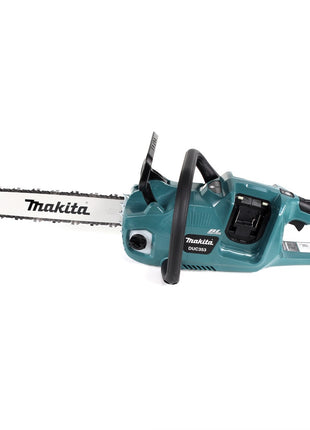 Makita DUC 353 PM4 Akku Kettensäge 36V ( 2x18V ) Brushless 35 cm + 4x 4,0 Ah Akku + Doppelladegerät - Toolbrothers