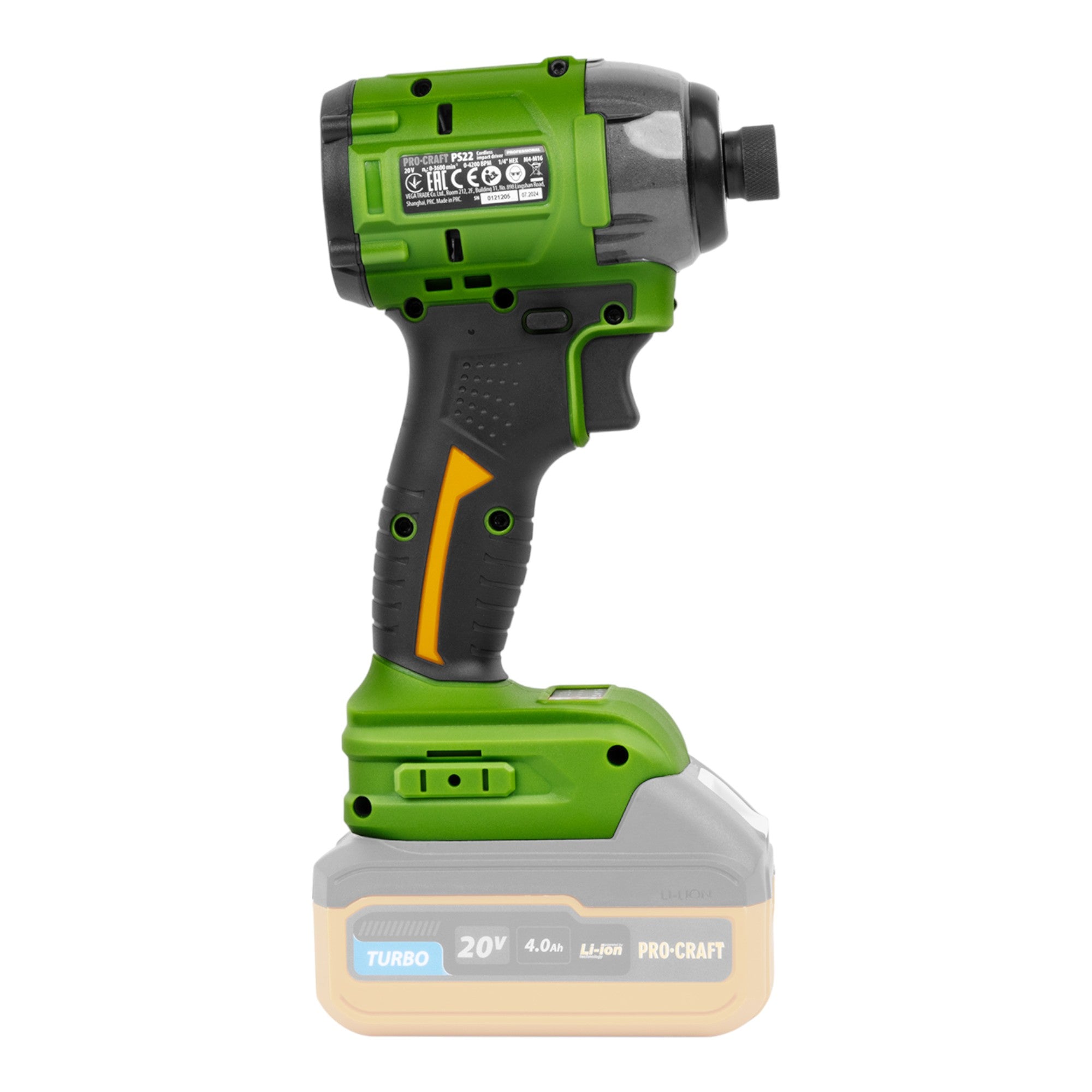 Procraft PS22bb Akku Schlagschrauber 20 V 230 Nm 1 2 Brushless 1x Akku 4 0 Ah Ladegeraet 4 - toolbrothers