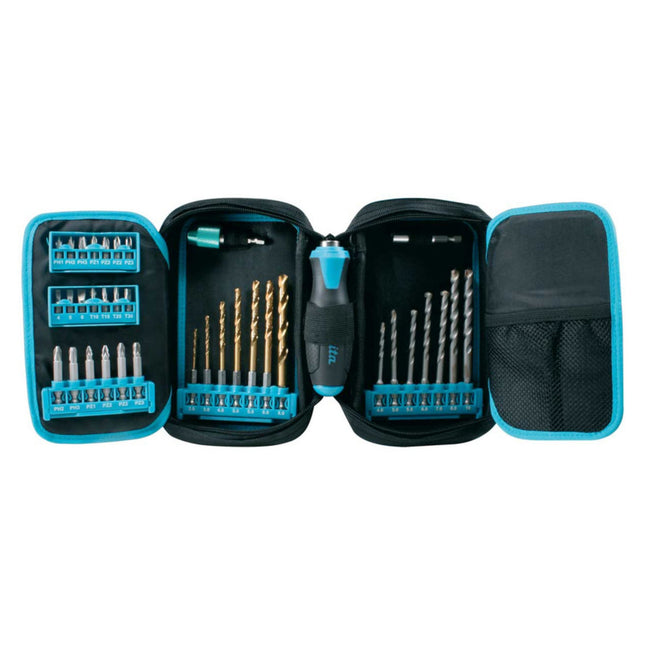 Makita P 90009 Bit und Bohrer Set 37 tlg Phillips Pozidriv Schlitz Torx  0 - toolbrothers