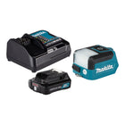 Makita ML 107 DSA1 Akku Lampe 12 V max 200 lm LED 1x Akku 2 0 Ah Ladegeraet 0 - toolbrothers