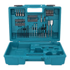 Makita 1831K0 9 Koffer mit 74 tlg Bit und Bohrer Set 420 x 320 x 135 mm 0 - toolbrothers