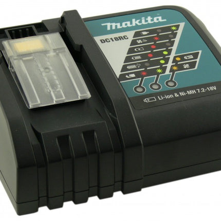 Makita BHP 452 18 V Li-ion Akku Schlagbohrschrauber weiß + 1x DT Akku 3,0 Ah + DC18RC + Alu Koffer - Toolbrothers