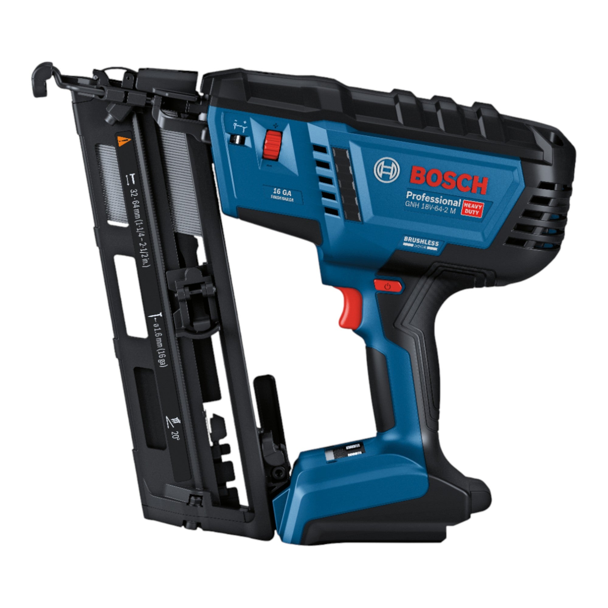 Bosch GNH 18V 64 2 M Professional Akku Holznagler 18 V 1 6 x 32 64 mm 0601482000 Solo ohne Akku ohne Ladegeraet 1 - toolbrothers