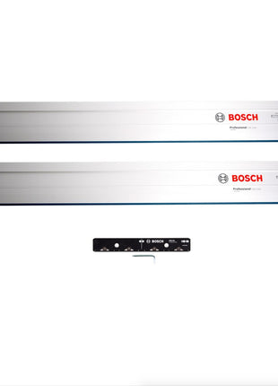 Bosch FSN Set mit 2x FSN 1100 Führungsschiene 1100 mm Länge ( 1600Z00006 ) und 1x Verbindungselement FSN VEL Professional ( 1600Z00009 ) - Toolbrothers