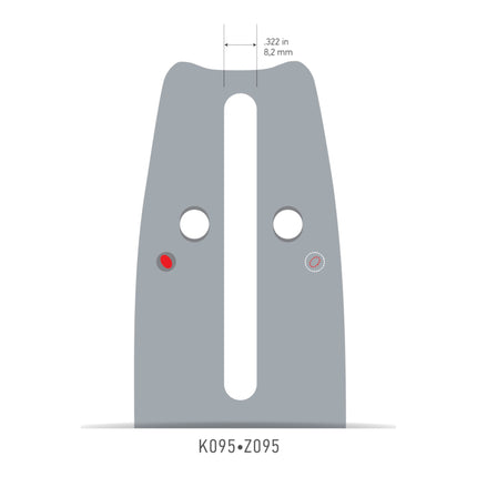 Oregon AdvanceCut Schwert 33 cm 1 3 mm 325 130MLBK095 Fuehrungsschiene fuer Kettensaege 1 - toolbrothers