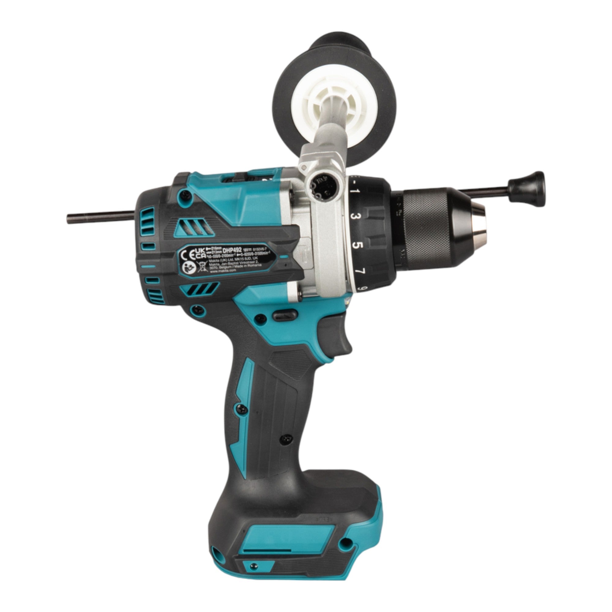 Makita DHP 492 RG1 Akku Schlagbohrschrauber 18 V 141 Nm Brushless 1x Akku 6 0 Ah Ladegeraet 4 - toolbrothers