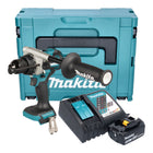 Makita DHP 492 RM1J Akku Schlagbohrschrauber 18 V 141 Nm Brushless 1x Akku 4 0 Ah Ladegeraet Makpac 0 - toolbrothers