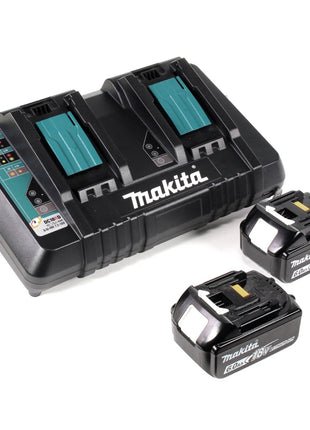 Makita DUC 353 PG2 Akku Kettensäge 36V ( 2x18V ) Brushless 35 cm + 2x 6,0 Ah Akku + Doppelladegerät - Toolbrothers