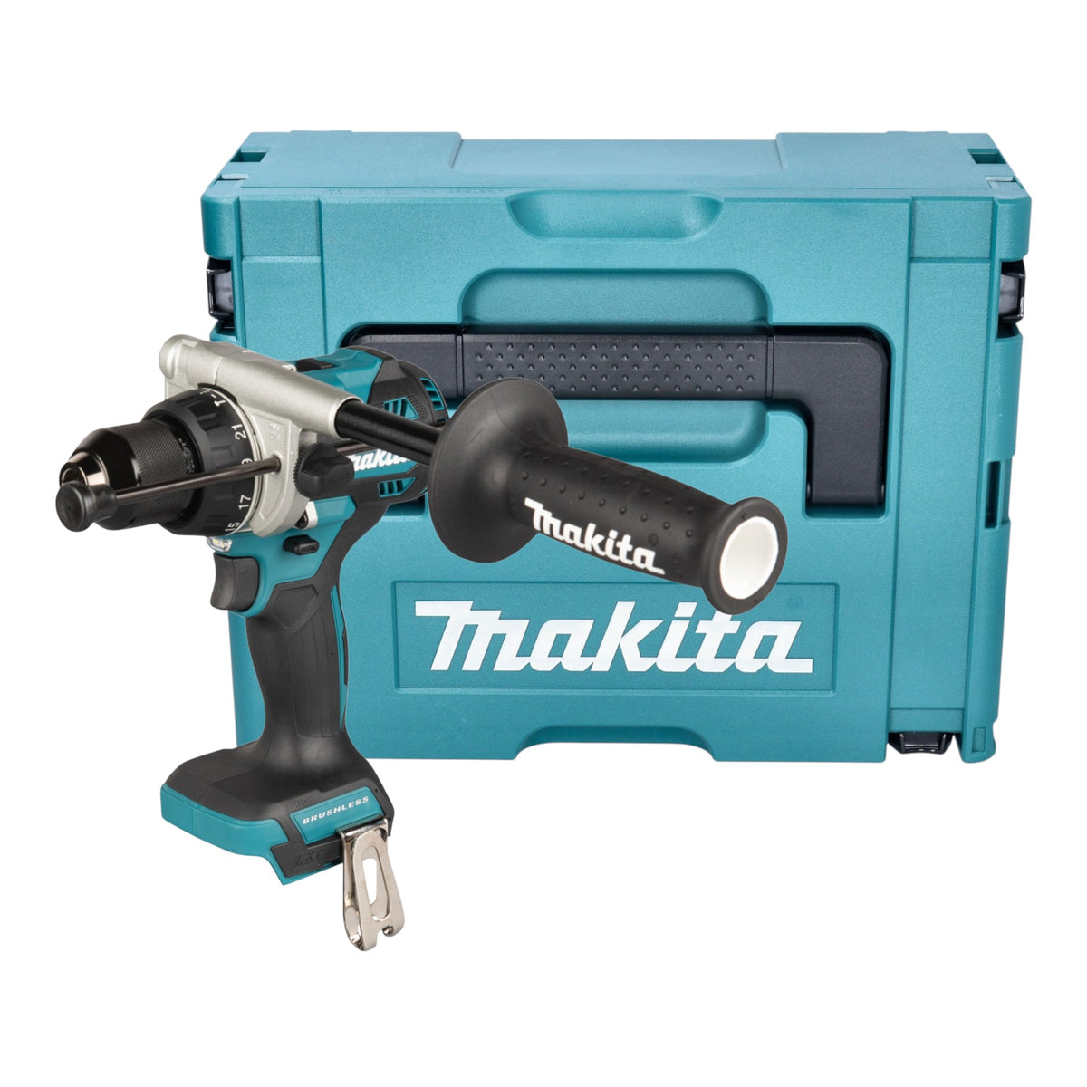 Makita DHP 492 ZJ Perceuse-visseuse à percussion sans fil 18 V 141 Nm Brushless + Makpac - sans batterie, sans chargeur