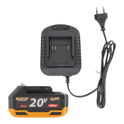 Procraft PWA220 Akku Winkelschleifer 20 V 125 mm Brushless 1x Akku 4 0 Ah Ladegeraet Koffer 4 - toolbrothers