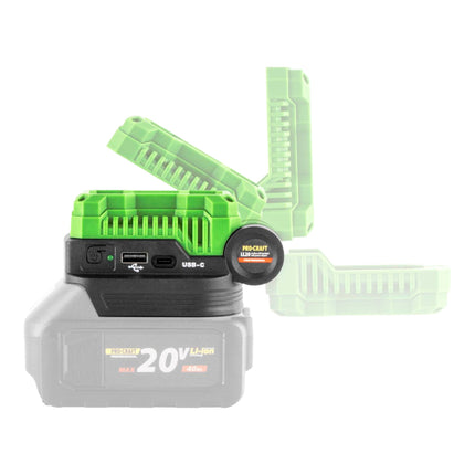 Procraft LL20bb Akku LED Strahler 20 V 500 lm Solo ohne Akku ohne Ladegeraet 3 - toolbrothers