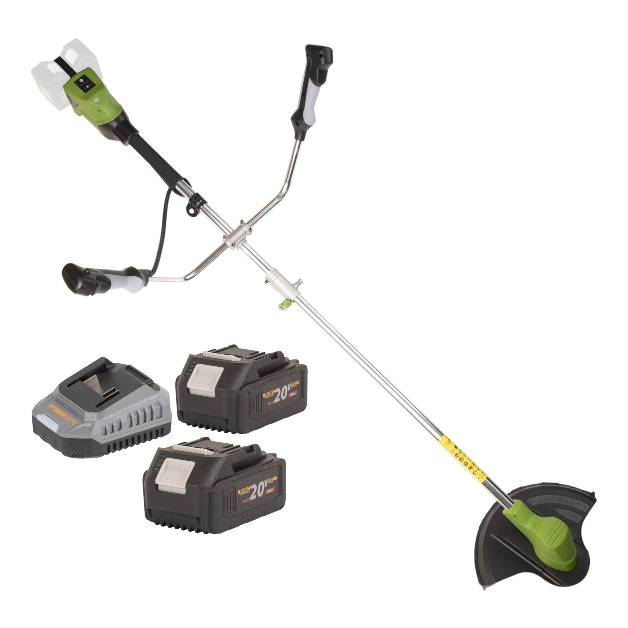 Procraft PTA40 Dbroussailleuse sans fil 40 V ( 2x 20 V ) 300 mm Brush Toolbrothers Procraft PTA40 Dbroussailleuse sans fil 40 V ( 2x 20 V ) 300 mm Brush Toolbrothers