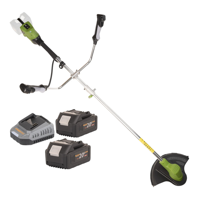 Procraft PTA40 Akku Freischneider 40 V 2x 20 V 300 mm Brushless 2x Akku 4 0 Ah Ladegeraet 0 - toolbrothers