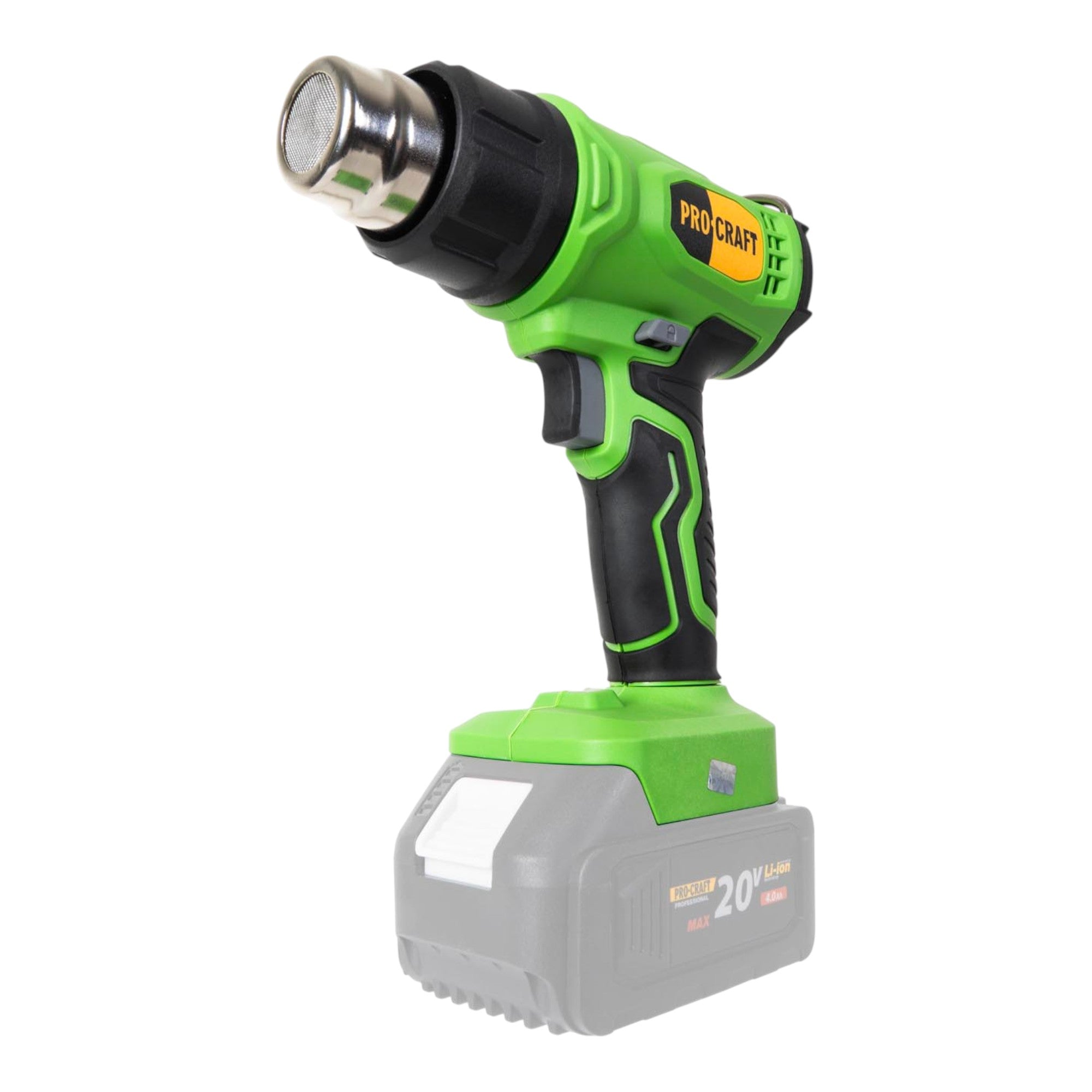 Procraft PH24bb Akku Heissluftpistole 20 V 50 550 C 1x Akku 4 0 Ah ohne Ladegeraet 1 - toolbrothers