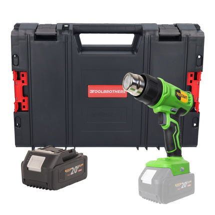 Procraft PH24bb Akku Heissluftpistole 20 V 50 550 C 1x Akku 4 0 Ah RHINO Toolcase ohne Ladegeraet 0 - toolbrothers