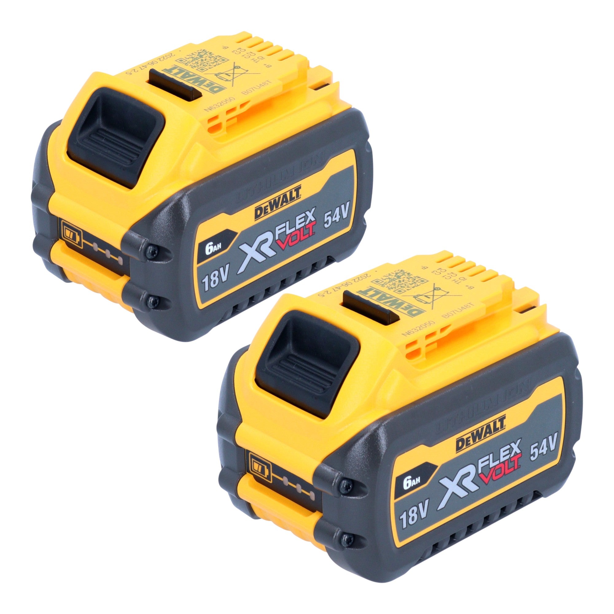 DeWalt DCB 546 T2 Akku Set 2x FlexVolt 54 V 18 V Akku 6 0 Ah 0 - toolbrothers