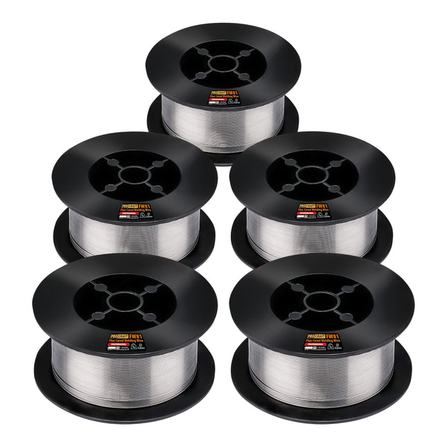 Procraft 5x FW81 Fuelldraht Schweissdraht FLUX 0 8 mm 1 0 kg 0 - toolbrothers