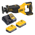 DeWalt DCS 382 H2 Akku Reciprosaege Saebelsaege 18 V Brushless 2x Powerstack Akku 5 0 Ah Ladegeraet 0 - toolbrothers
