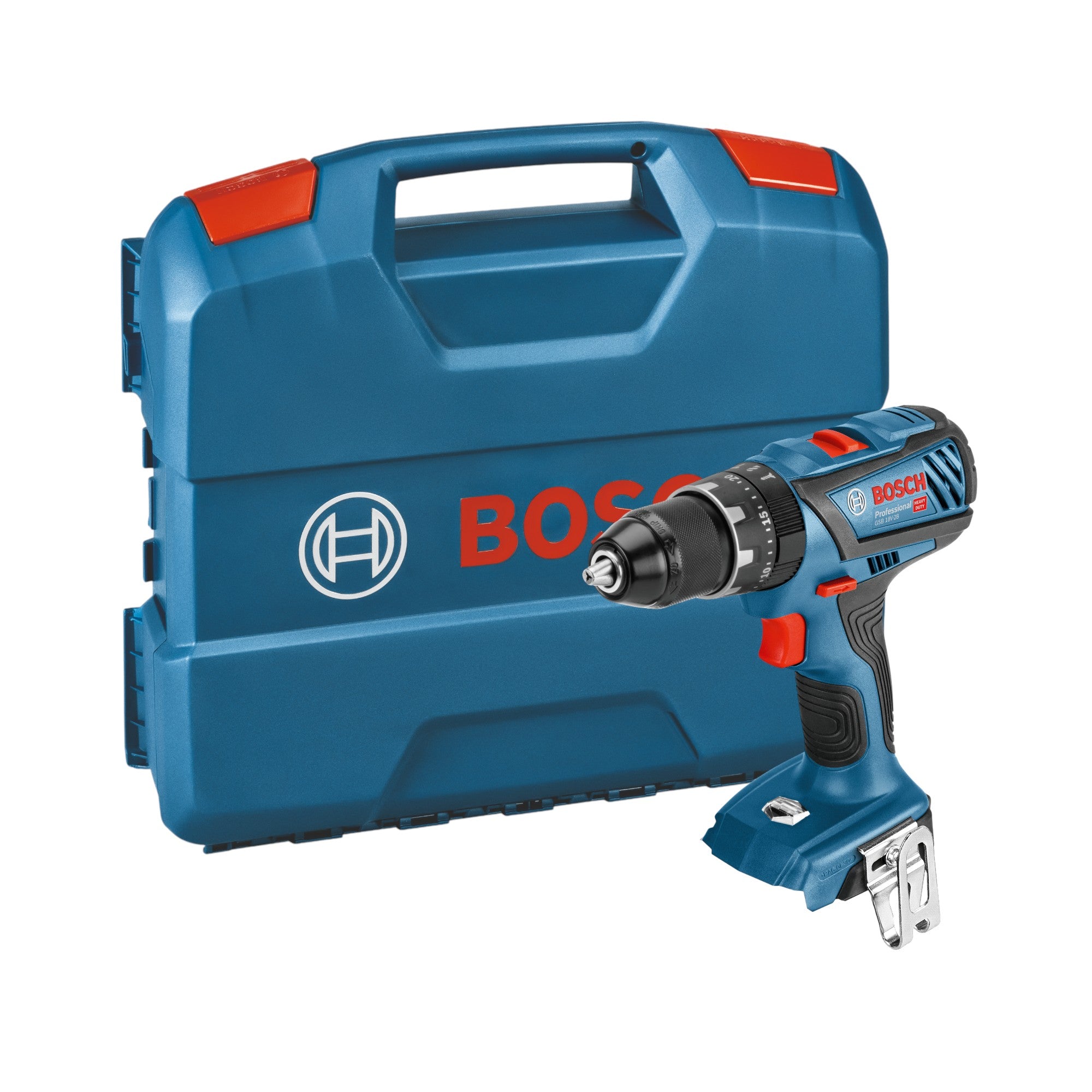 Bosch GSB 18V 28 Professional Akku Schlagbohrschrauber 18 V 63 Nm L Case ohne Akku ohne Ladegeraet 0 - toolbrothers