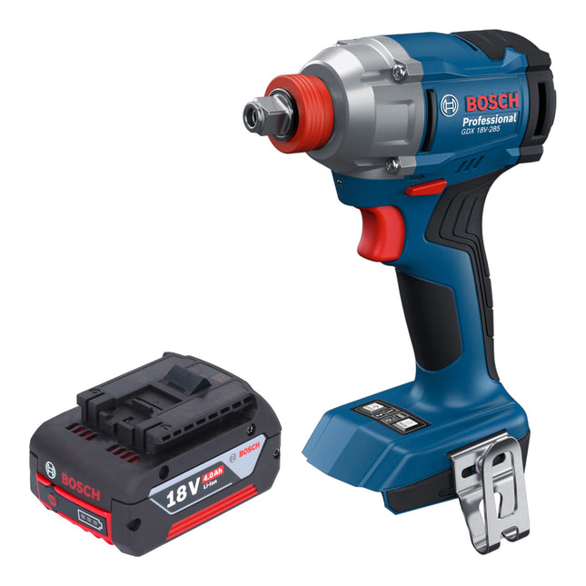 Bosch GDX 18V 285 Professional Akku Drehschlagschrauber 18 V 285 Nm 1 4 Brushless 1x Akku 4 0 Ah ohne Ladegeraet 0 - toolbrothers