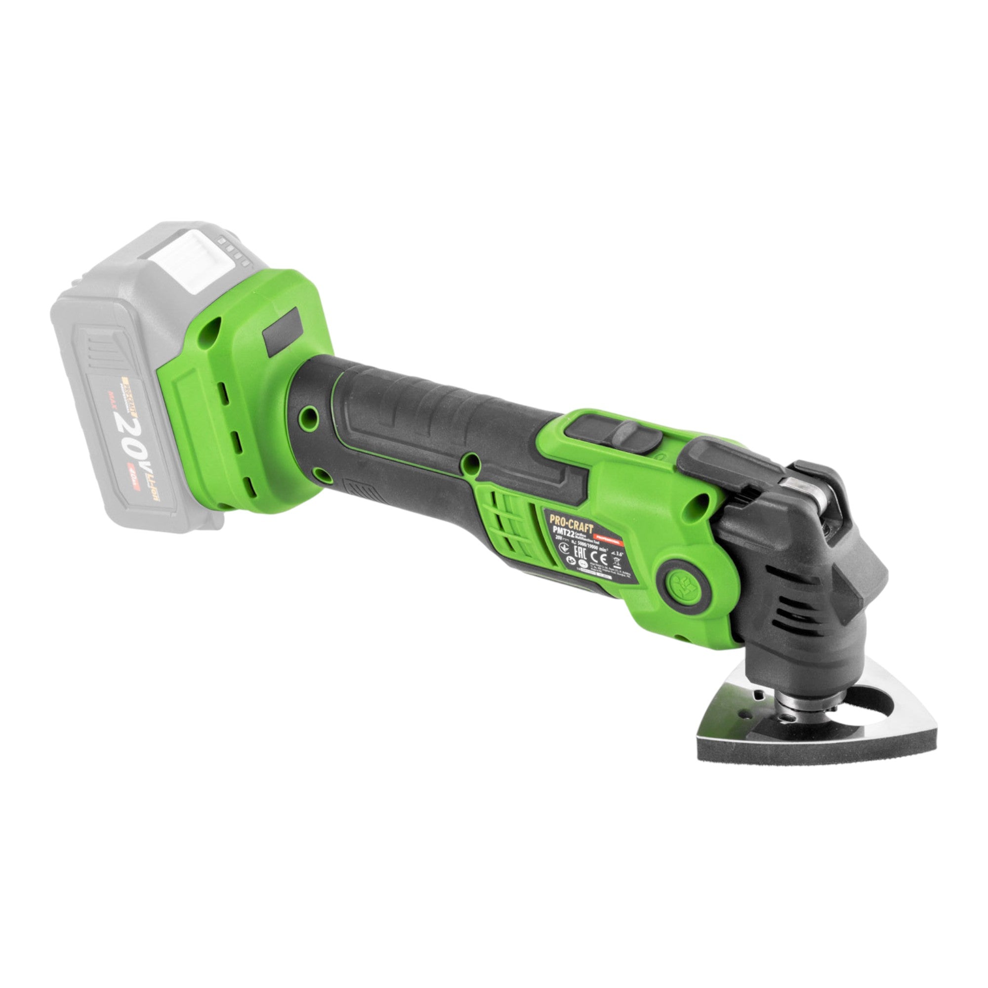 Procraft PMT22bb Akku Multifunktionswerkzeug 20 V Brushless ohne Akku ohne Ladegeraet 3 - toolbrothers