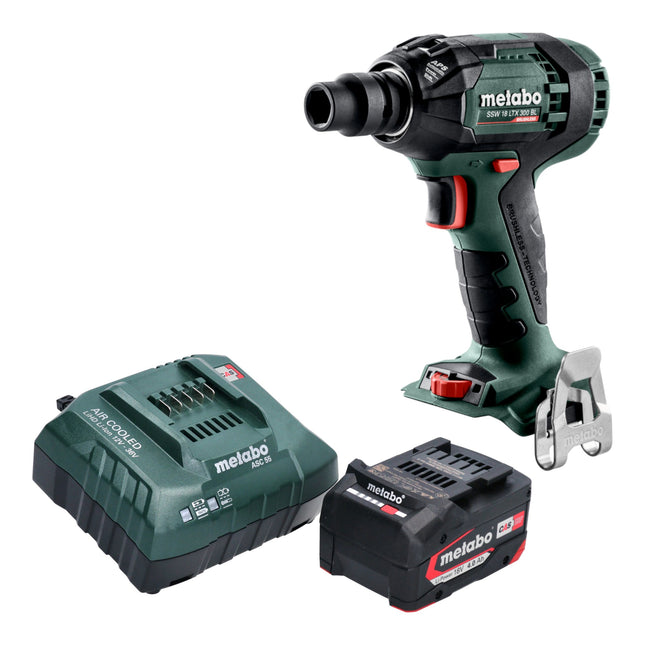 Metabo SSW 18 LTX 300 BL Akku Schlagschrauber 18 V 300 Nm 1 2 Brushless 1x Akku 4 0 Ah Ladegeraet 0 - toolbrothers
