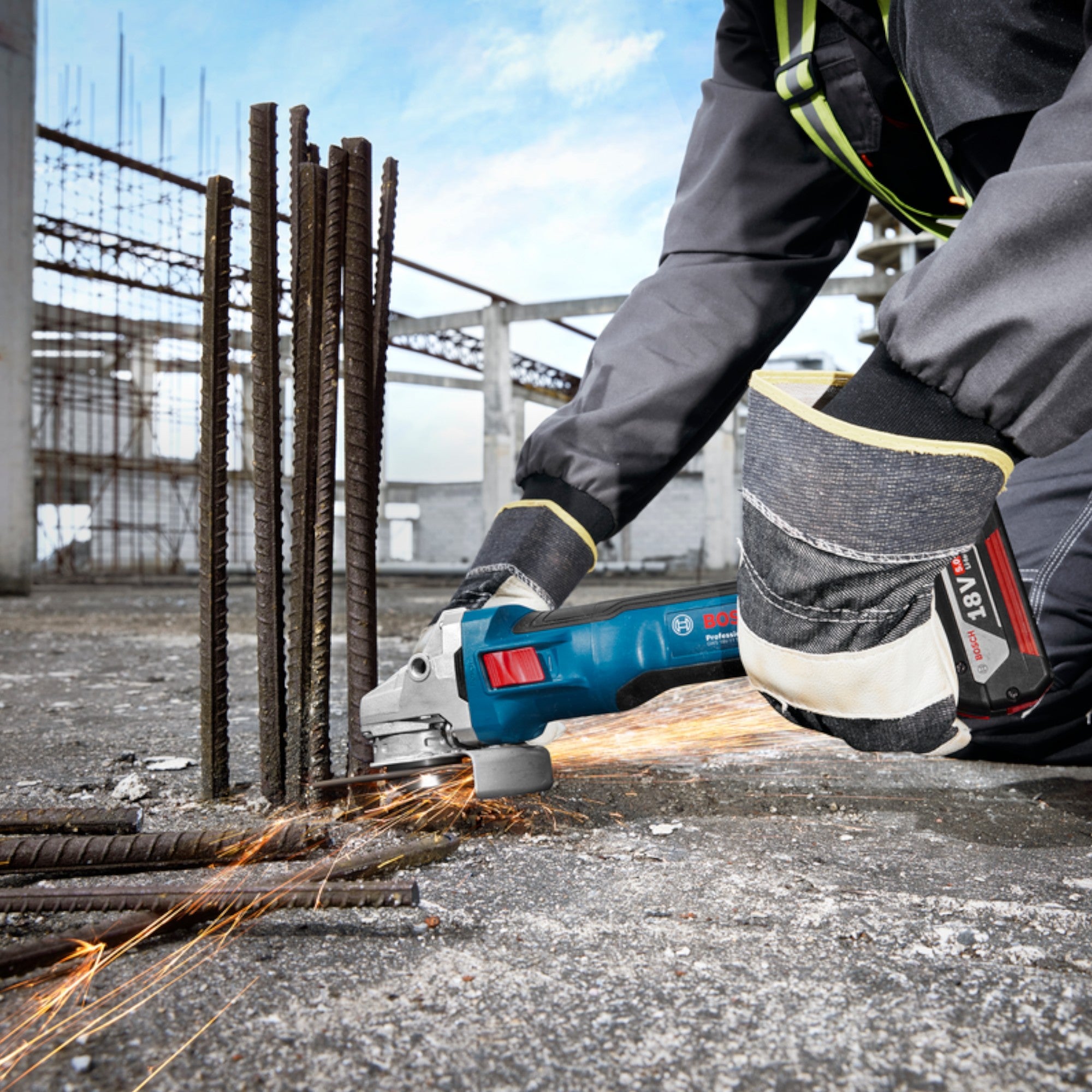 Bosch GWS 18V 11 S Professional Akku Winkelschleifer 18 V 125 mm 06019N4001 Brushless L Boxx ohne Akku ohne Ladegeraet 4 - toolbrothers