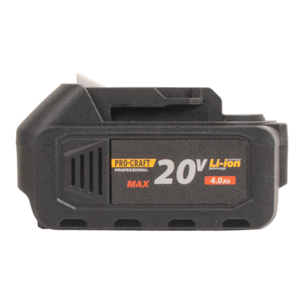 Procraft PGA22 BB Akku Winkelschleifer 20 V 125 mm Brushless 1x Akku 4 0 Ah RHINO Toolcase ohne Ladegeraet 3 - toolbrothers