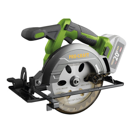 Procraft PCA32 BB Akku Handkreissaege 20 V 165 mm Brushless 1x Akku 4 0 Ah Ladegeraet 1 - toolbrothers