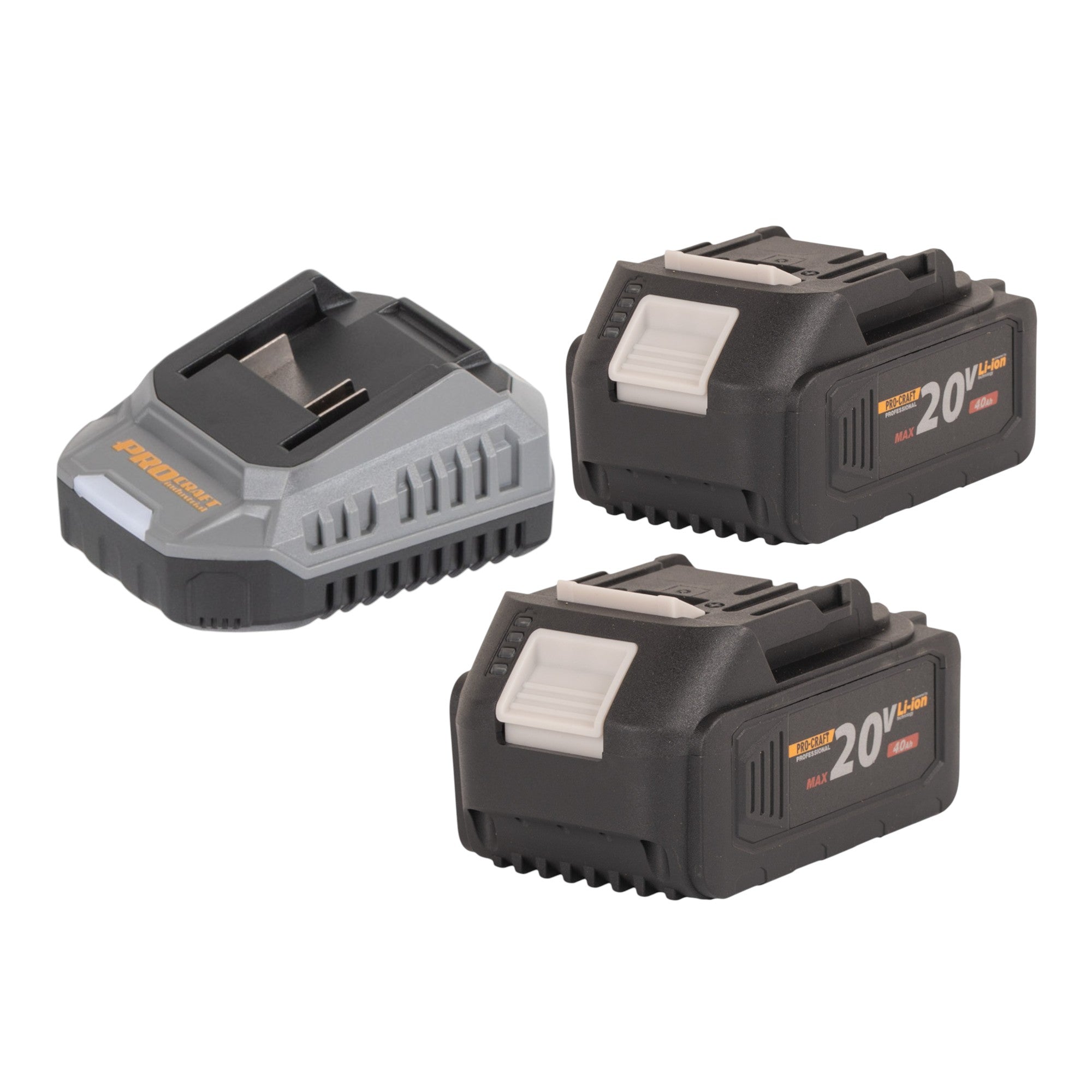 Procraft PX20BLbb Akku Exzenterschleifer 20 V 125 mm Brushless 2x Akku 4 0 Ah Ladegeraet 2 - toolbrothers