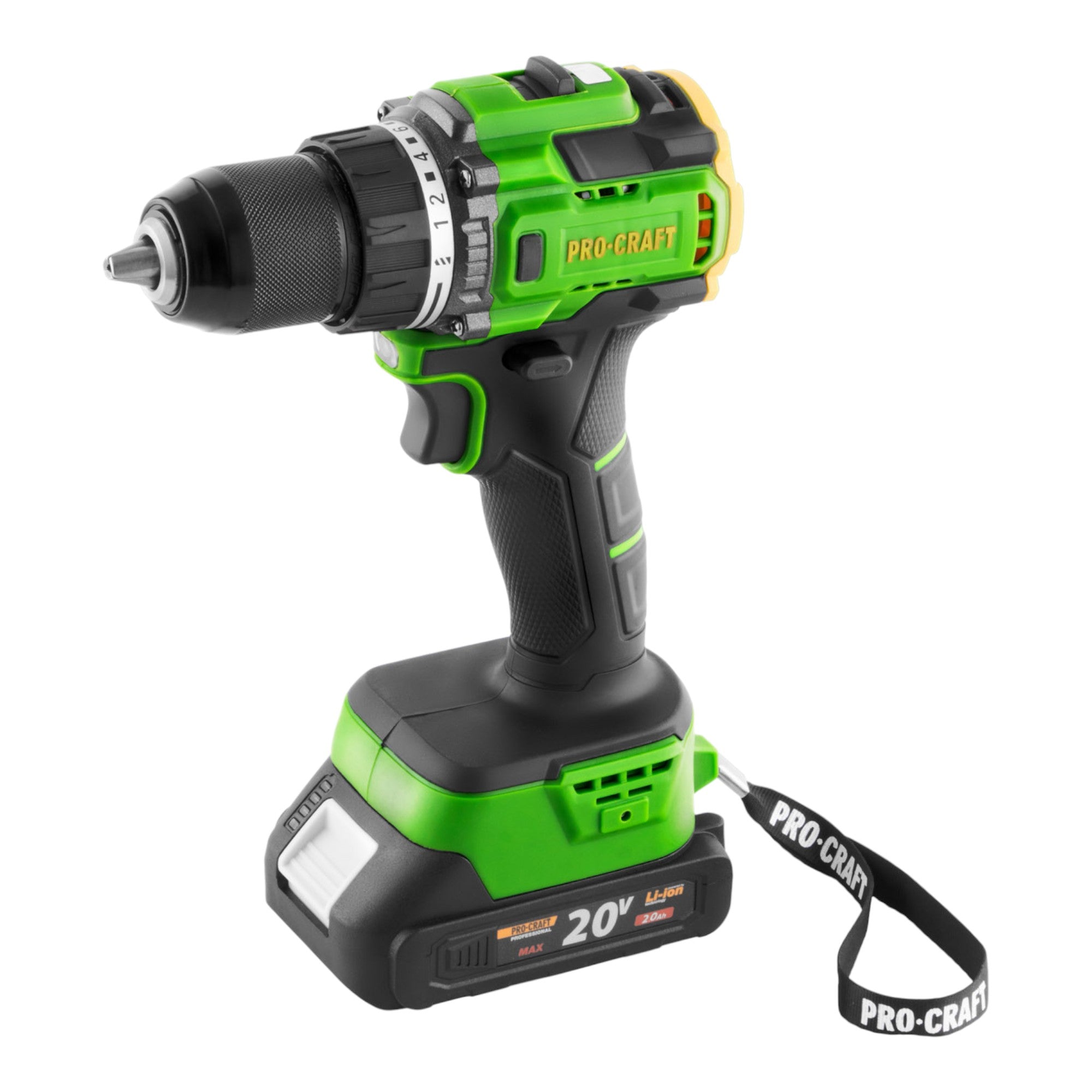 Procraft PA18LiH 1B C Akku Bohrschrauber 20 V 80 Nm Brushless 1x Akku 2 0 Ah Ladegeraet Koffer 1 - toolbrothers