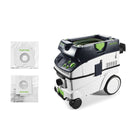 Festool CTM 26 E AC CLEANTEC Absaugmobil 26l Staubkl. M ( 574978 ) + Extra Säcke - Toolbrothers