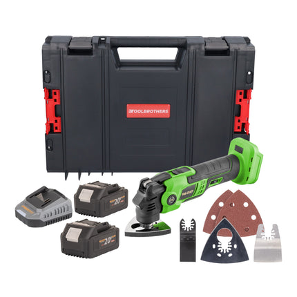 Procraft PMT22bb Akku Multifunktionswerkzeug 20 V Brushless 2x Akku 4 0 Ah Ladegeraet RHINO Toolcase 0 - toolbrothers