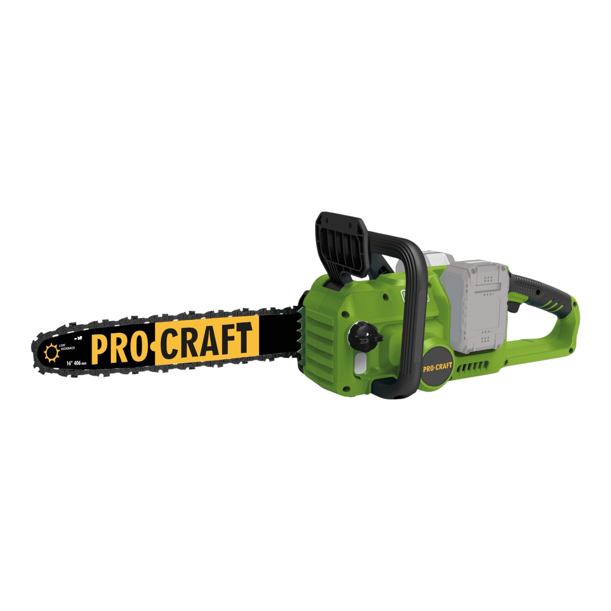 Procraft PCA42 2 Akku Kettensaege 40 V 2x 20 V 406 mm Brushless 2x Akku 4 0 Ah Ladegeraet 1 - toolbrothers