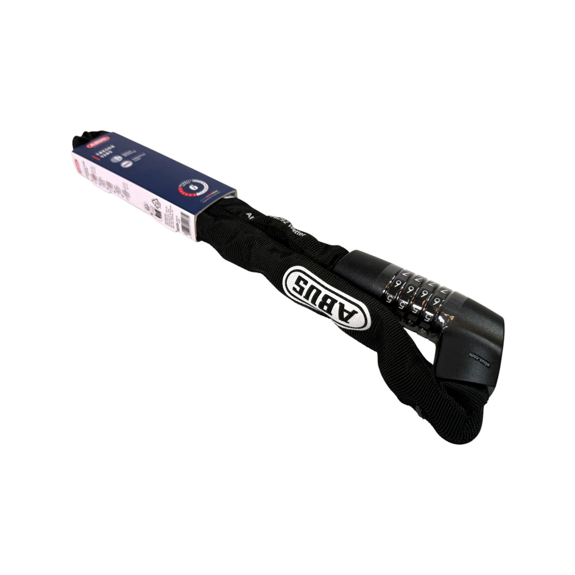 ABUS Tresor 1385 75 Kettenschloss mit Zahlenkombination in schwarz 75 cm 6 mm 1 - toolbrothers