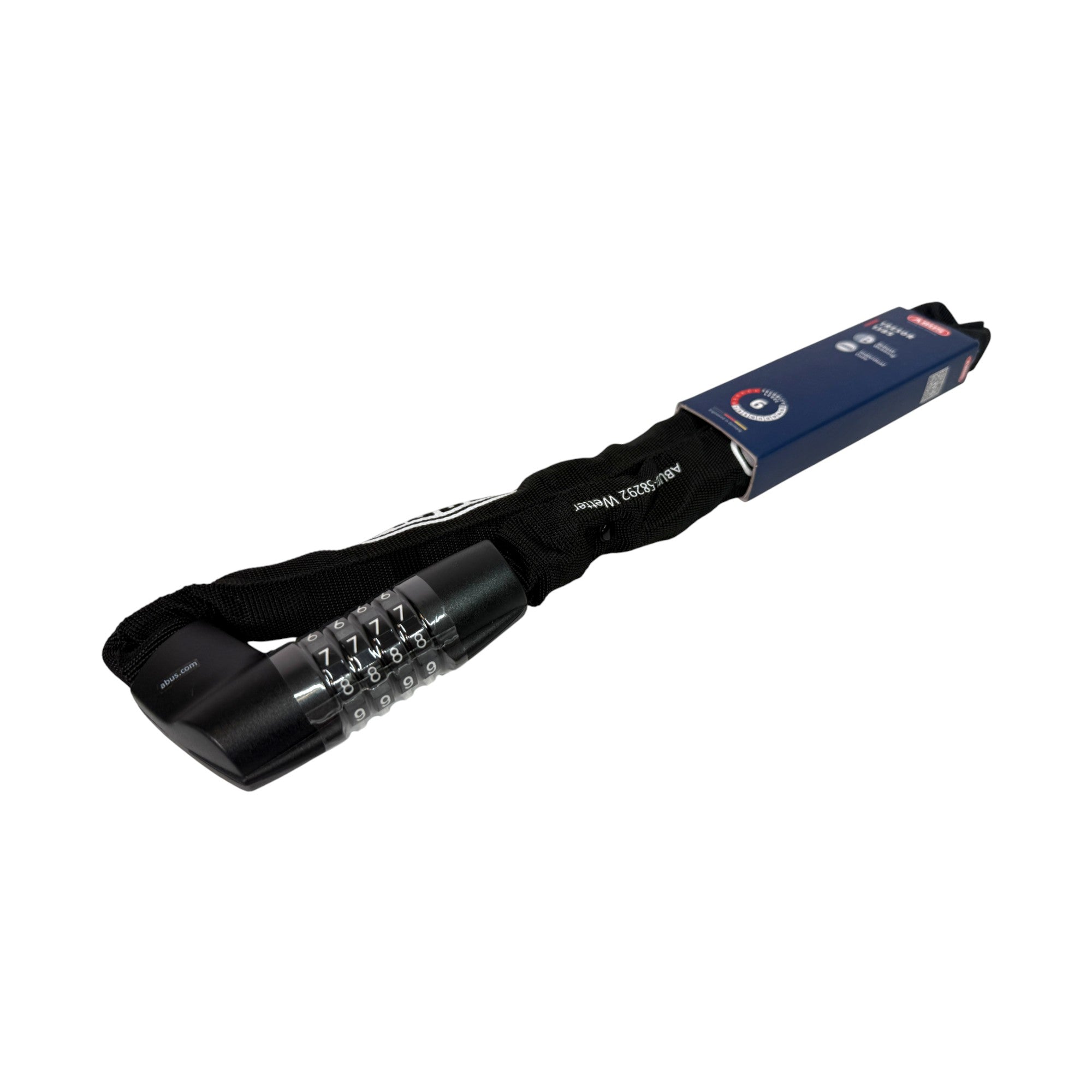 ABUS Tresor 1385 75 Kettenschloss mit Zahlenkombination in schwarz 75 cm 6 mm 0 - toolbrothers
