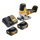 DeWalt DCS 335 M2 Akku Stichsaege 18 V 135 mm Brushless 2x Akku 4 0 Ah Ladegeraet 0 - toolbrothers