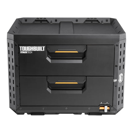 Toughbuilt STACKTECK Werkzeug Box abschliessbar mit 2 Schubladen 533 x 406 x 395 mm TB B1 D 72  2 - toolbrothers