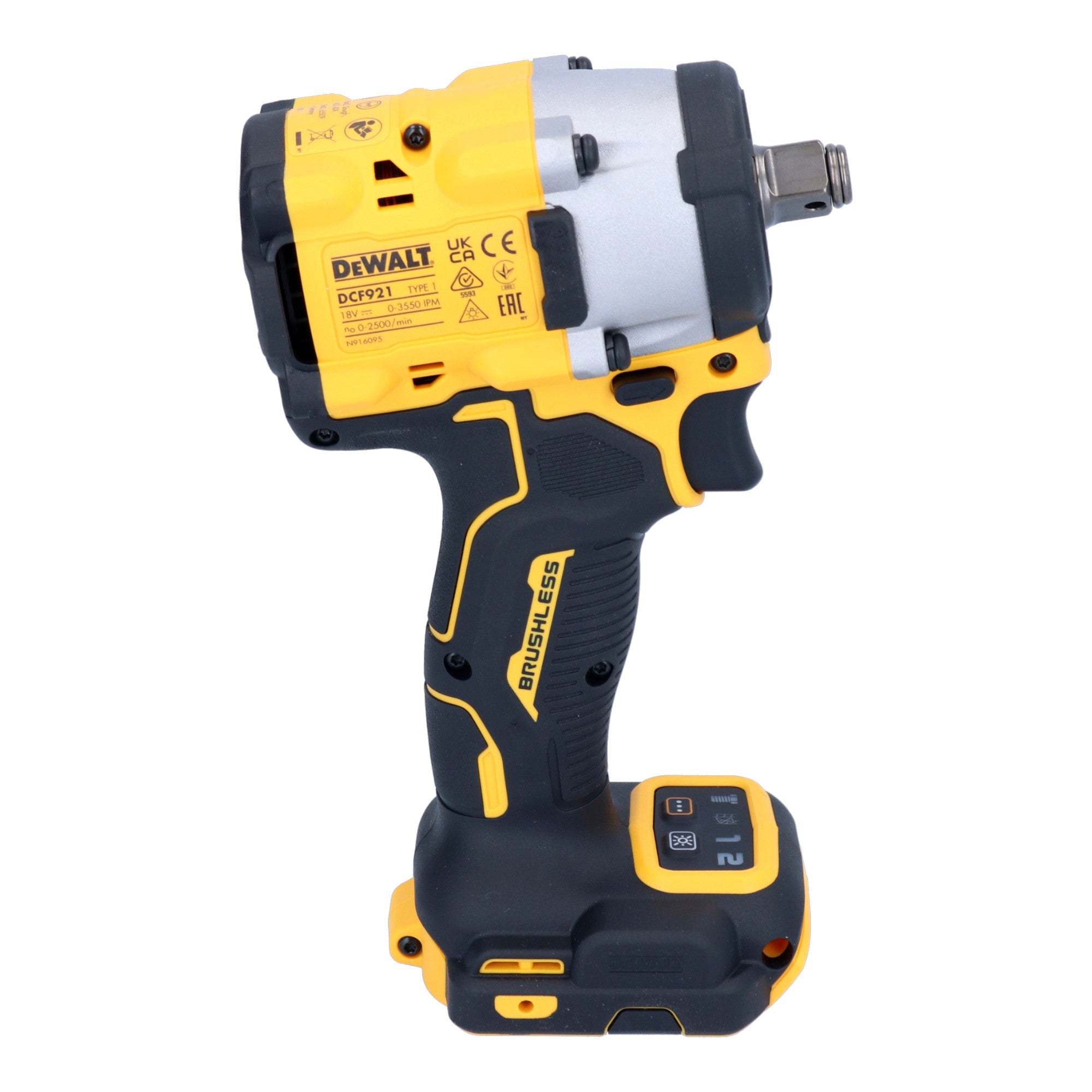 DeWalt DCF 921 H1 Akku Schlagschrauber 18 V 400 Nm 1 2 Brushless 1x Powerstack Akku 5 0 Ah Ladegeraet 4 - toolbrothers